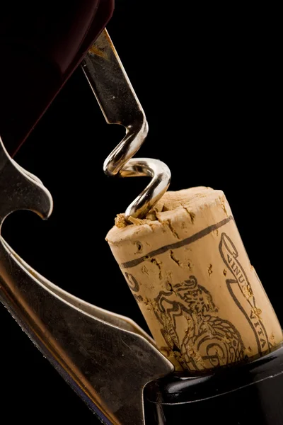 Bottle opener - Corkscrew — Stock Photo, Image