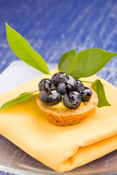 Pastries with blueberries — Stock Photo, Image