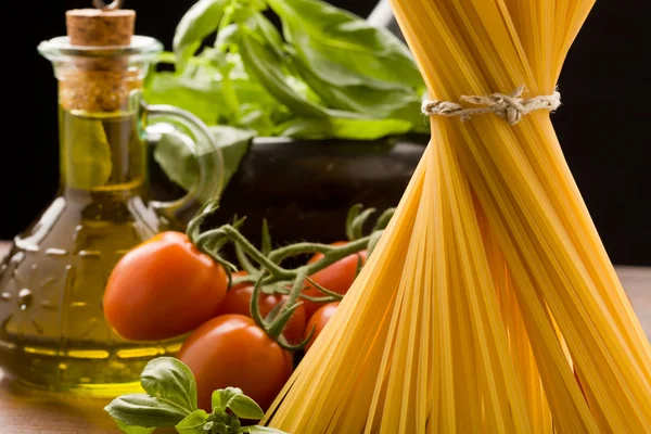 Ingredienser för italiensk pasta — Stockfoto