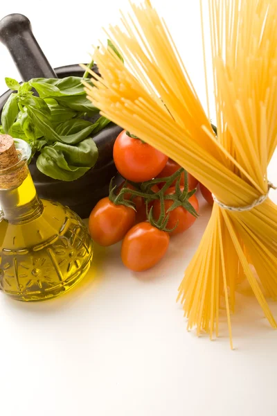 Συστατικά για ιταλικά ζυμαρικά — Φωτογραφία Αρχείου