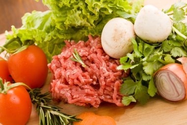 Minced meat clipart