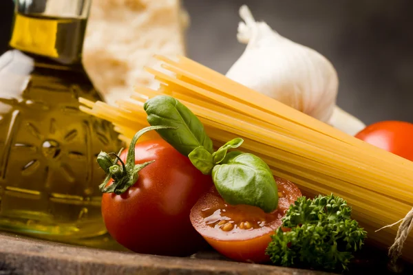 Ingredients for Italian Pasta 2 Royalty Free Stock Images