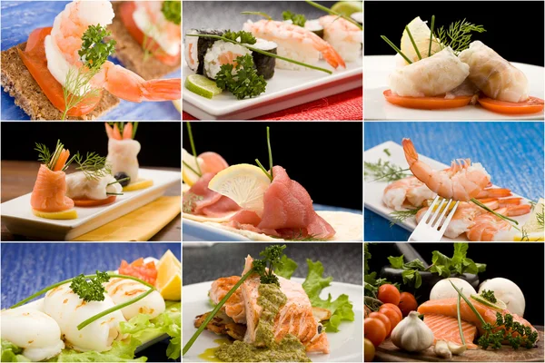Fish Collage — Stock Photo, Image