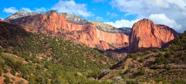 Kolob Canyons Panorama clipart