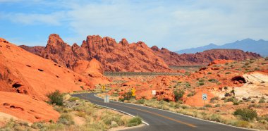 Nevada yangın state park vadi görünüm.