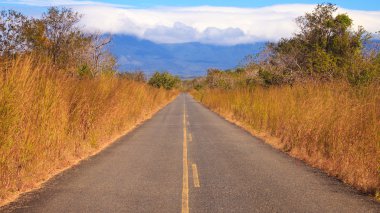 kırsal yol içinde guanacaste il Kosta Rika.