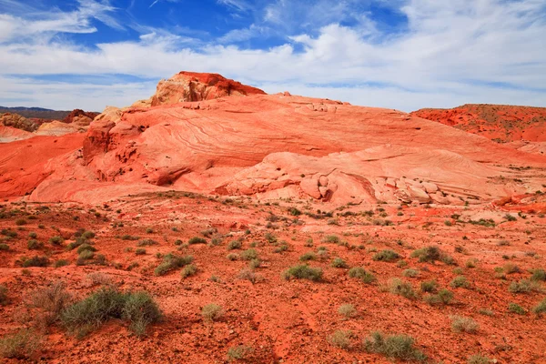 砂漠の州立公園は ネバダ州の谷の風景 — ストック写真