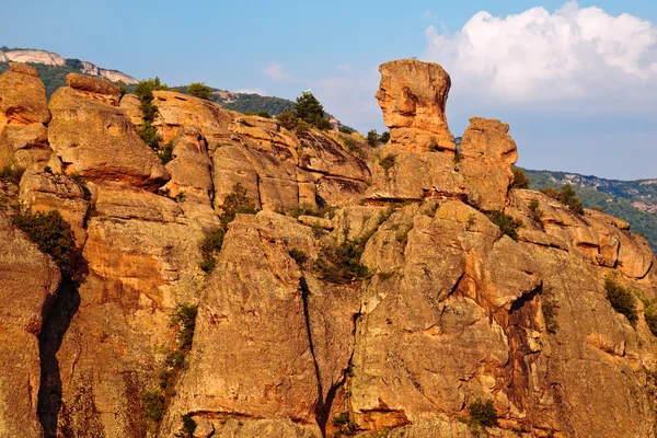 Formazione Rocciosa Forma Umana Presso Rocce Belogradchik Bulgaria — Foto Stock