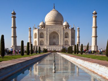 Taj Mahal in Agra clipart