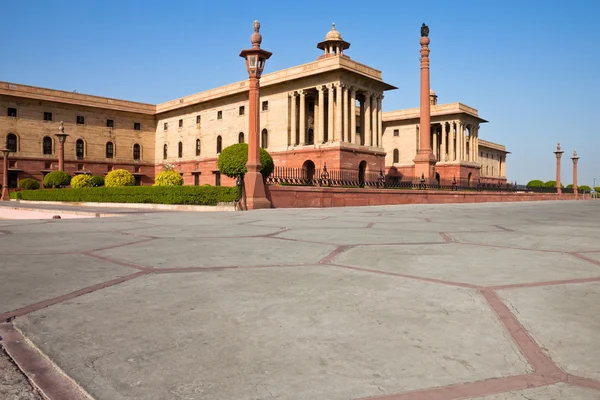 Северный блок президентского дома в Дели — стоковое фото