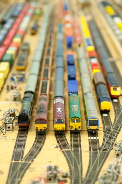 Miniature freight yard — Stock Photo, Image