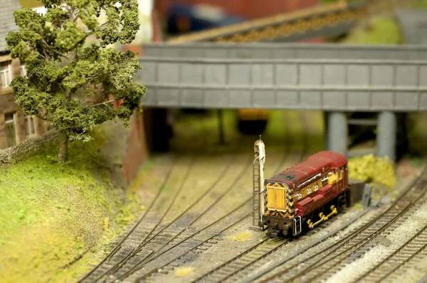 Модель залізниці — стокове фото