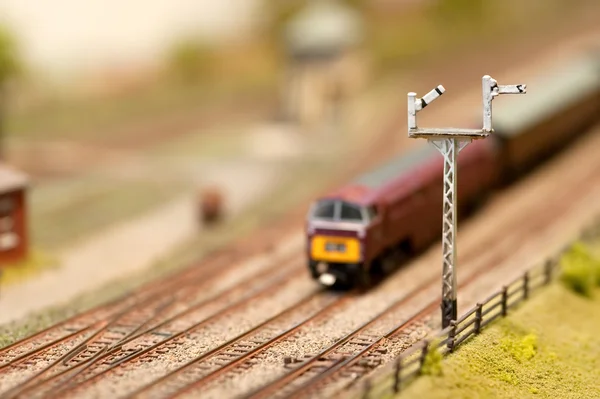 Tåg signaler — Stockfoto