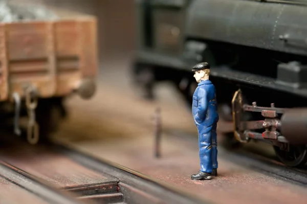 Vasúti mérnök — Stock Fotó