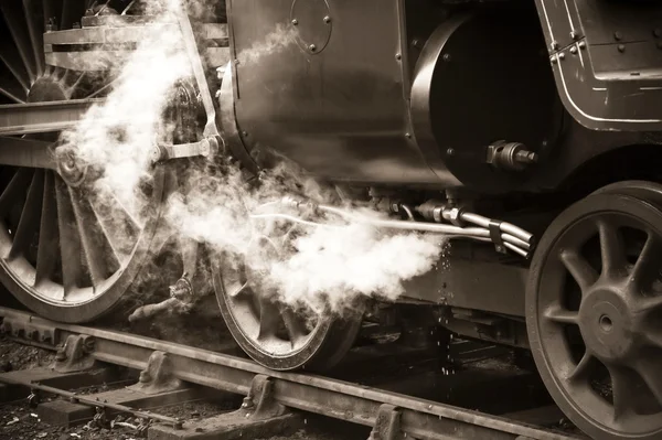 Trem a vapor vintage — Fotografia de Stock