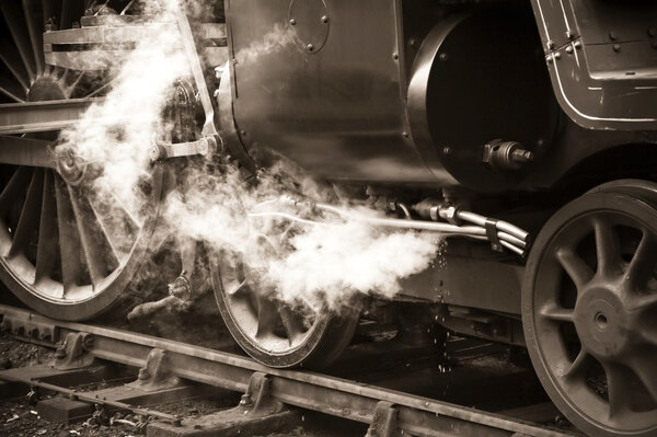 Vintage steam train