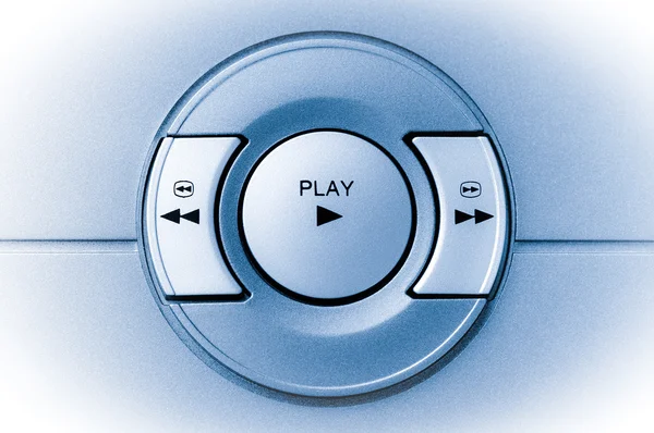 Naciśnij przycisk Play — Zdjęcie stockowe
