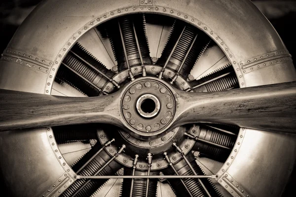 Vliegtuigmotor — Stockfoto