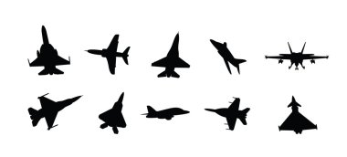 Military jets clipart