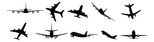 Passagerare jetplan — Stock vektor