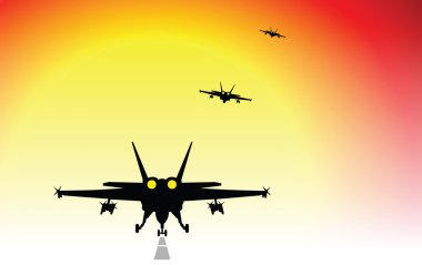 Fighter jets clipart