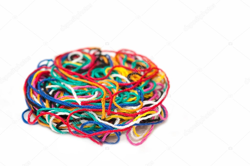 Multi-colored thread