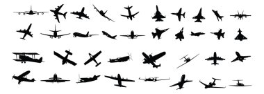 Aircraft silhouettes