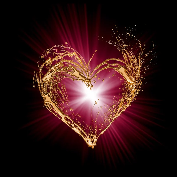 Coração de Valentine abstrato — Fotografia de Stock