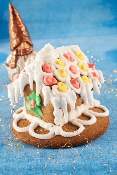 Traditional christmas gingerbread house — Stock Photo, Image
