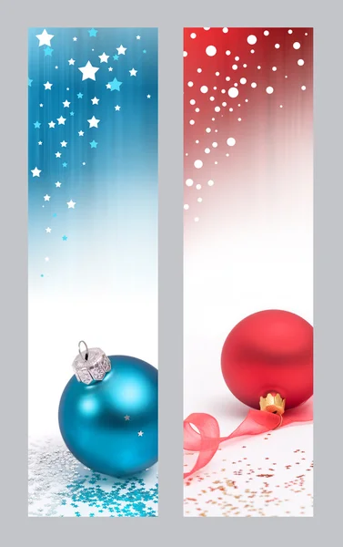 Bandeiras de Natal para web — Fotografia de Stock