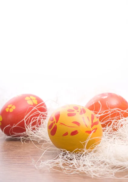 Uova di Pasqua dipinte a mano — Foto Stock