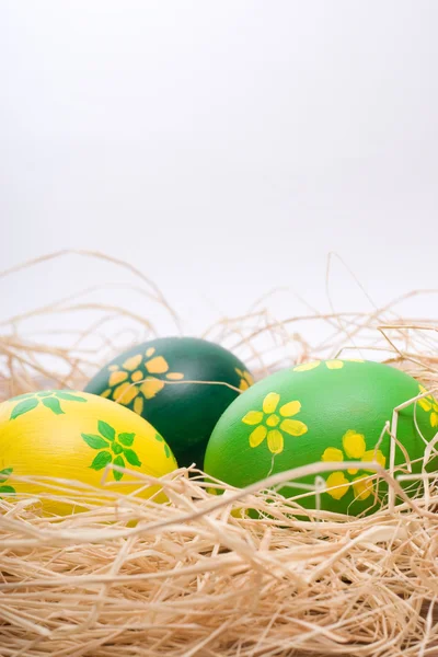 Hand painted Easter eggs — Stock Photo, Image
