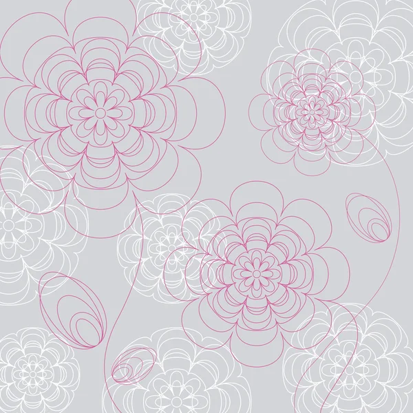 stock vector Stylish floral background