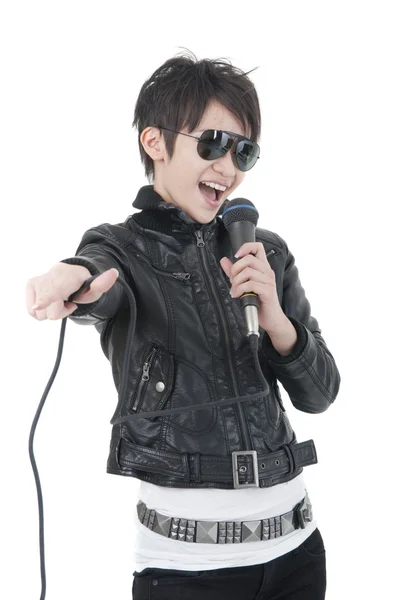 Asian rock star — Stock Photo, Image