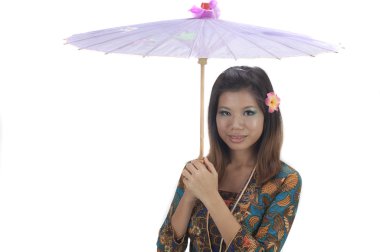 Malay girl clipart