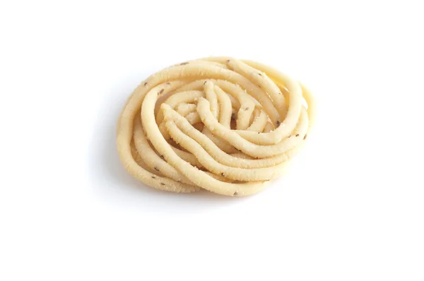 Muruku Berühmten Südindischen Snack Isoliert Weiß — Stockfoto