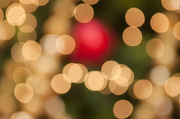 Rozostření Vánoční Dekorace Light — Stock fotografie