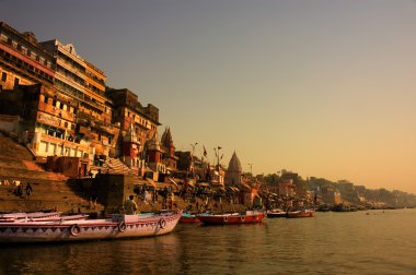 Varanasi in india clipart