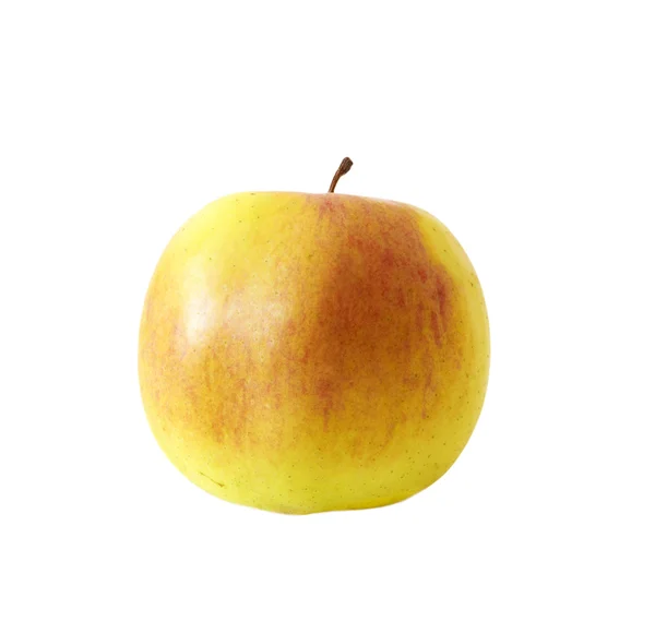 Сочное яблоко на белом фоне — стоковое фото