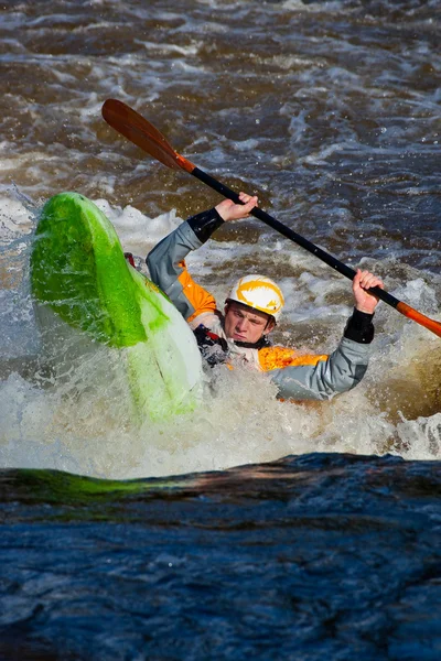 Kayaker — стокове фото
