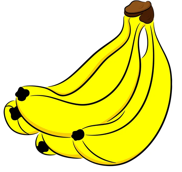 Banán — Stockový vektor