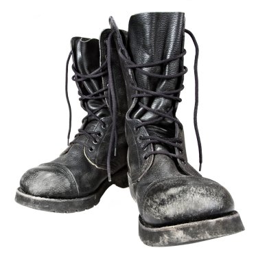 Military boots clipart