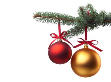 Christmas balls clipart