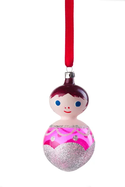 Glass doll bauble — Stock Photo, Image