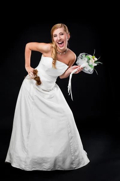 Noiva feliz — Fotografia de Stock