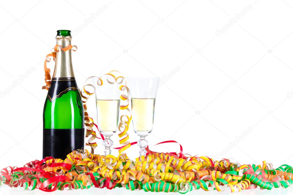 Festive champagne
