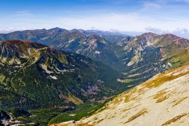 Lehçe tatry dağı yatay yaz