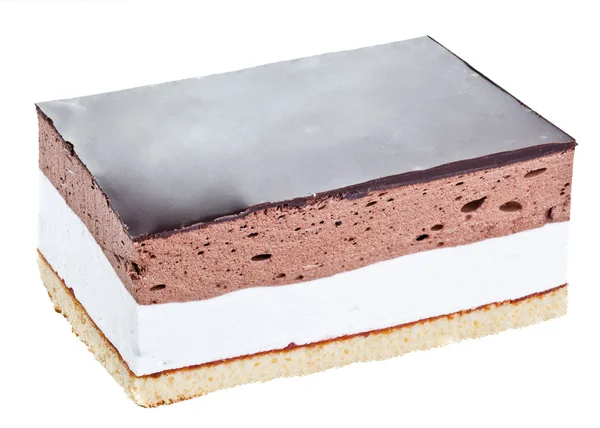 Lokum kek üzerine beyaz — Stok fotoğraf