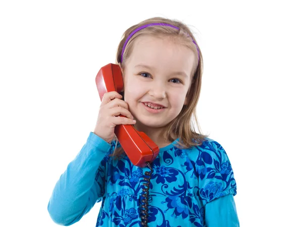 stock image Emotional phone talk