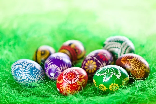 Paskalya yumurtaları dekorasyon — Stok fotoğraf